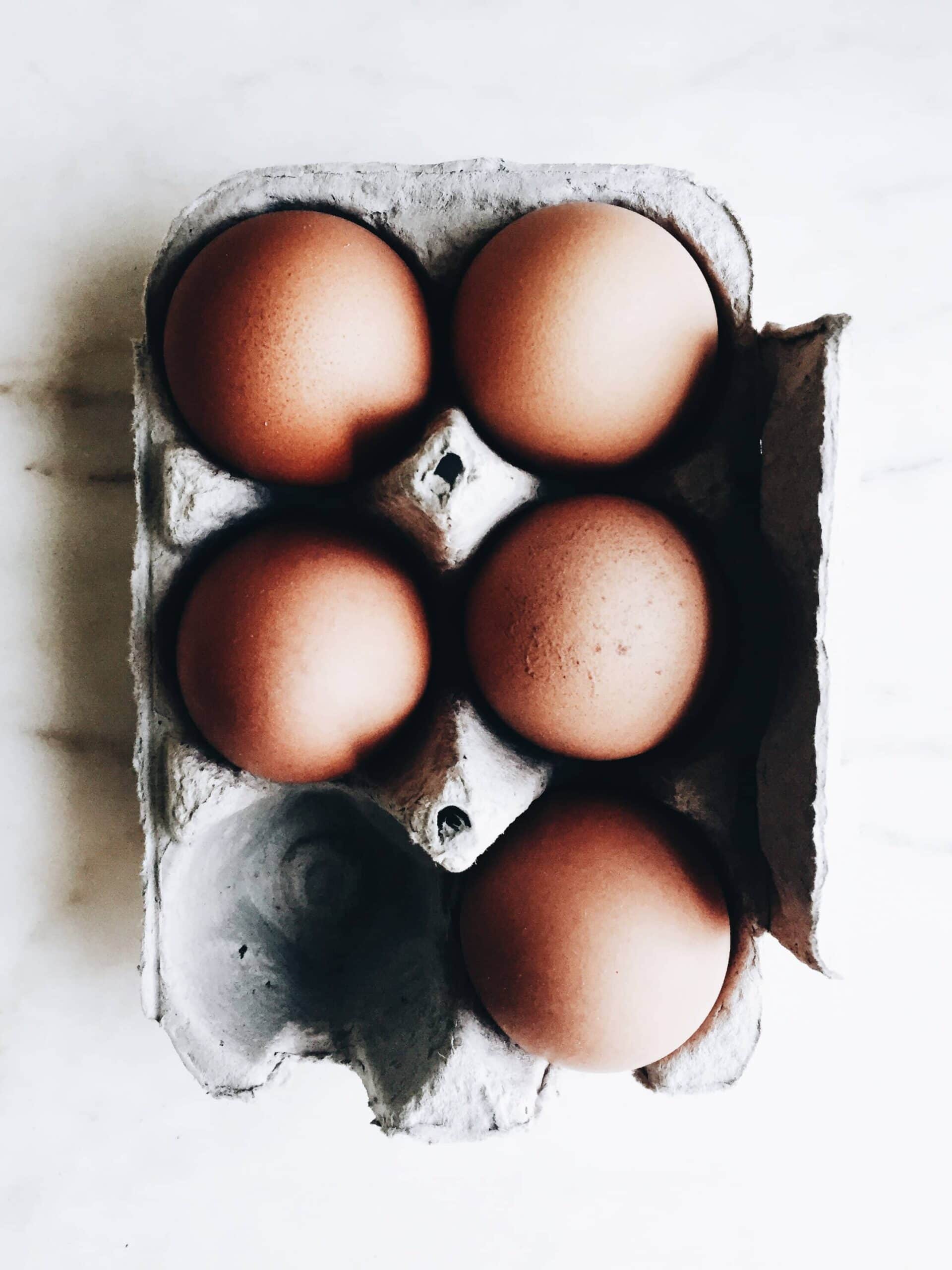 Eggs in a carton